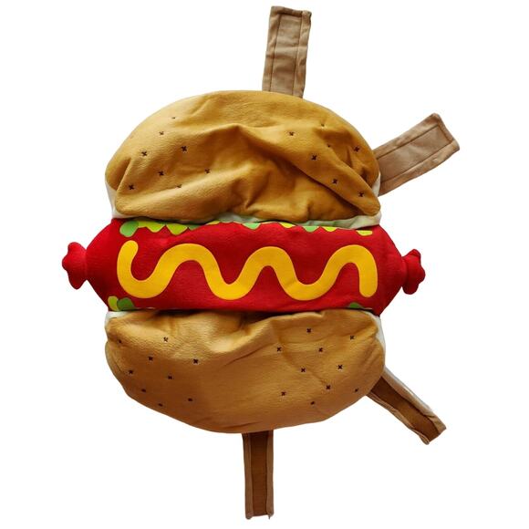 HOT DOG Halloween Costume Dog or Cat Size Medium 19.5 inches - Picture 1 of 6